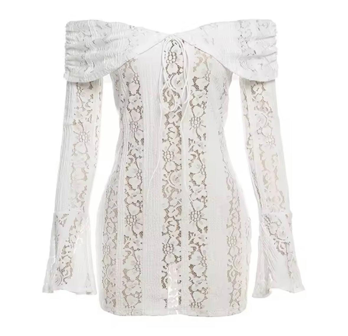 Grace Flare Off-Shoulder Sheath Dress