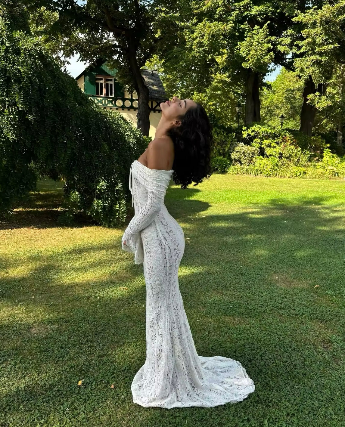 Grace Flare Off-Shoulder Sheath Dress